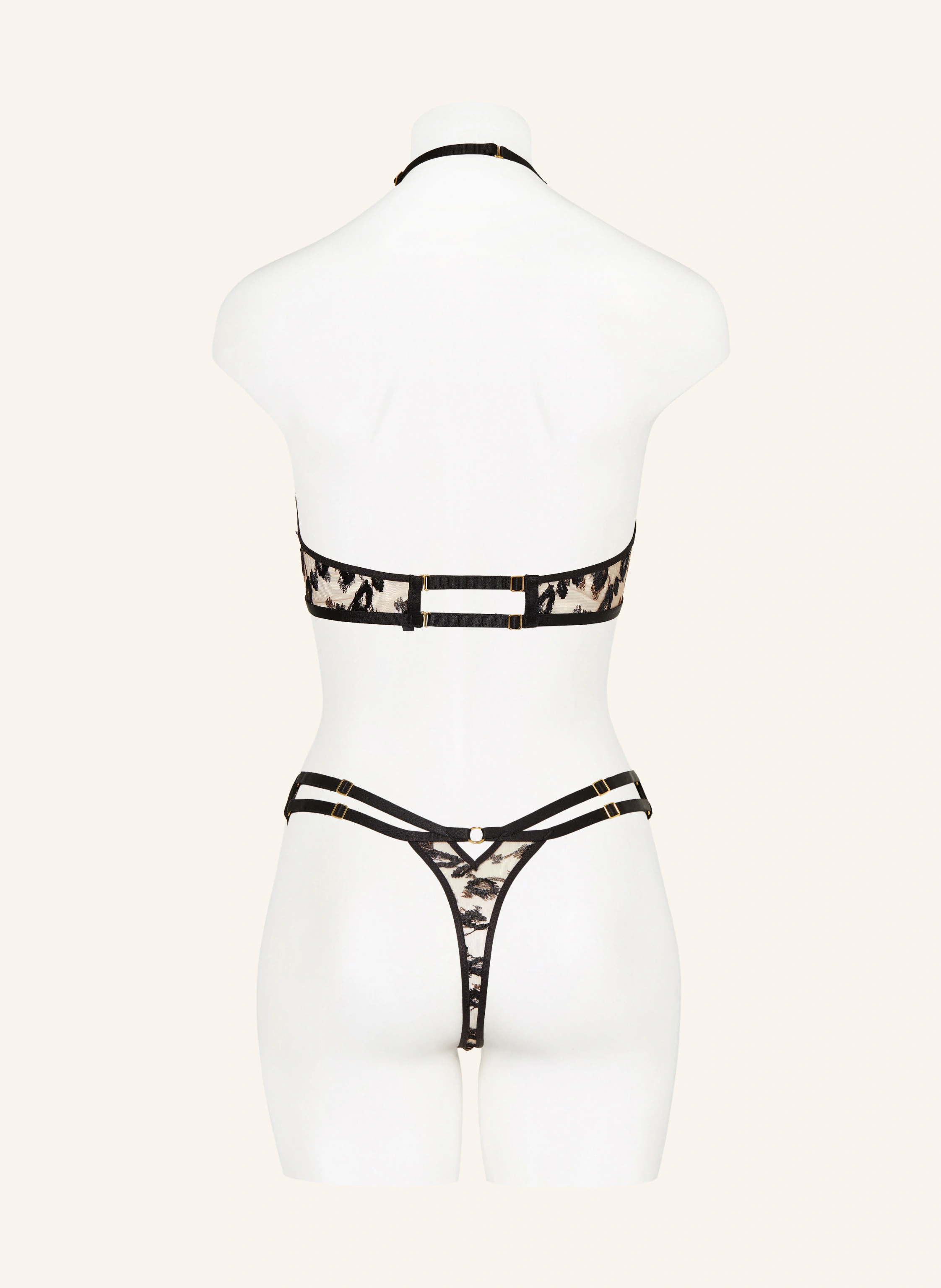 Aubade Set ABSOLUTELY WILD: Triangel-BH und String mit Glitzergarn