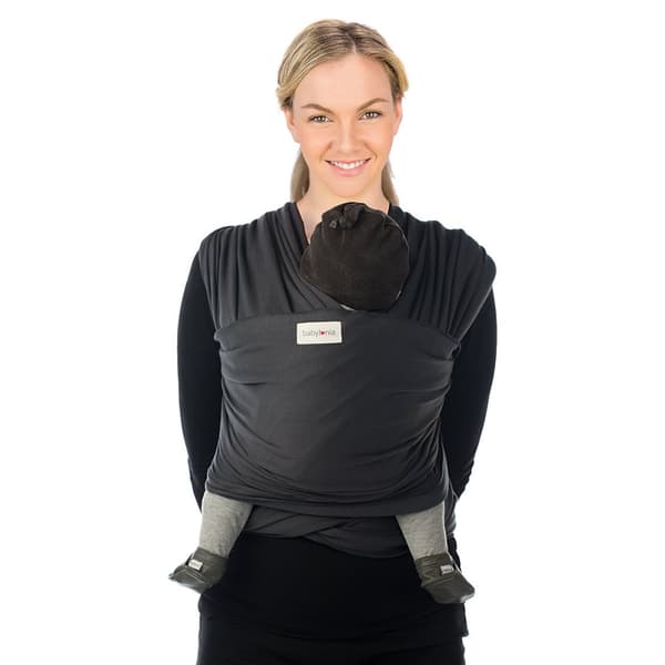 Bæresjal Tricot-Slen Organic Dark Grey