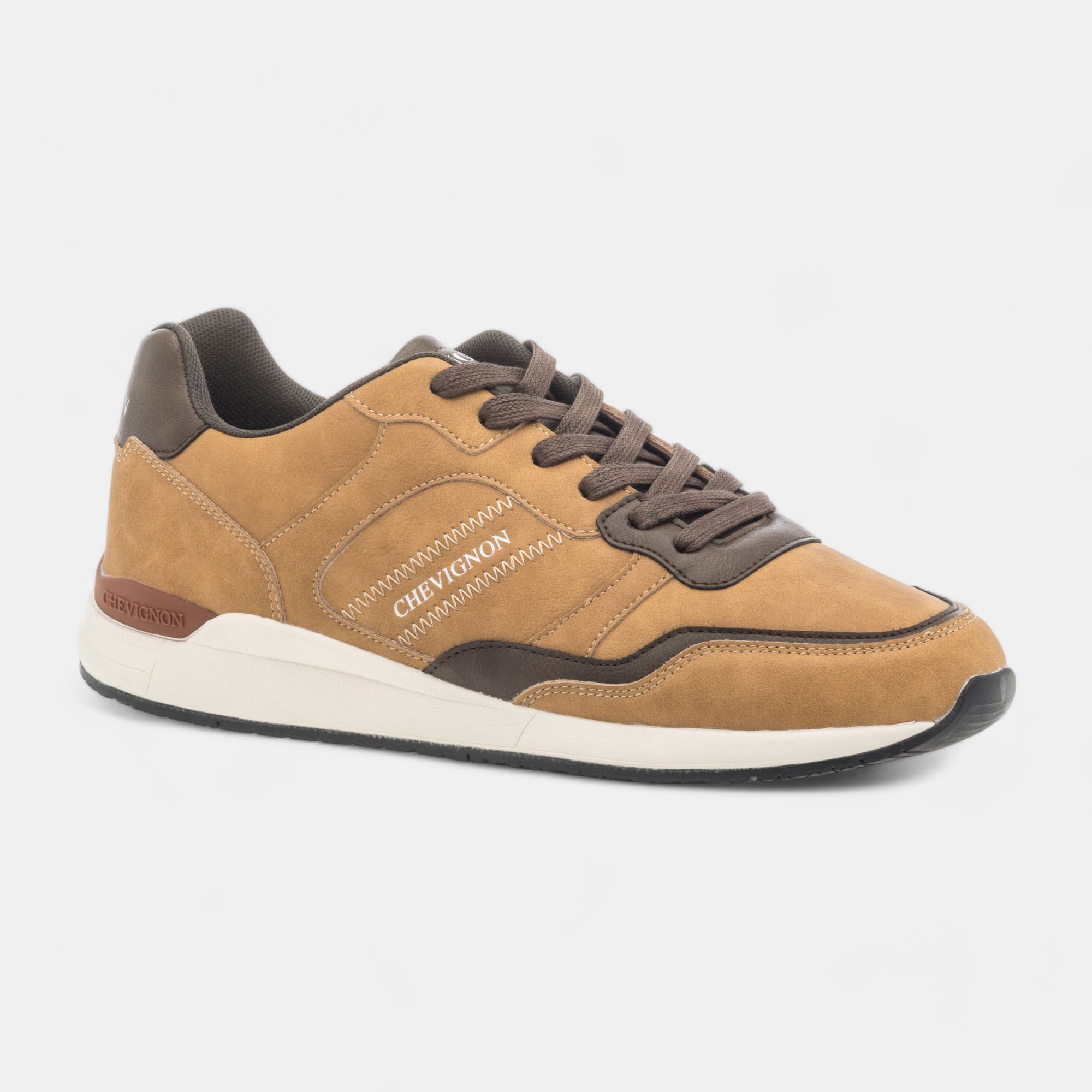 Baskets basses Homme cognac