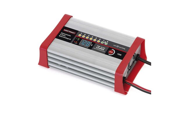 Automatisches Ladegerät mit Campingfunktion 12.8 V 8-Stufen