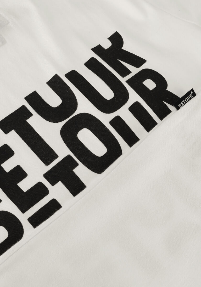 RETOUR gebroken wit retour t-shirt chiel