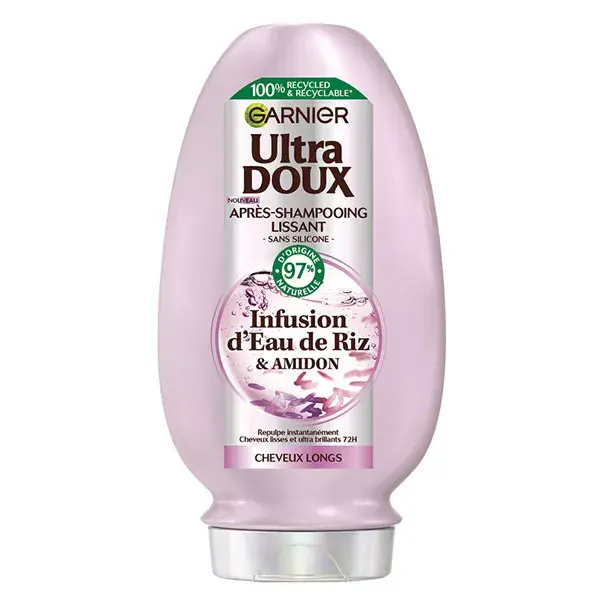 Condicionador Suavizante Garnier Ultra Doux com Infusão de Água de Arroz 200ml