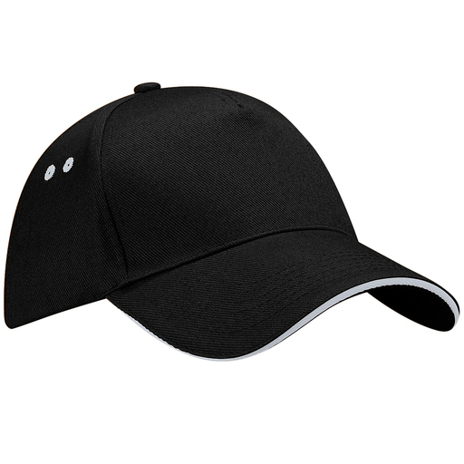 Boné/Viseira Esportiva Beechfield Ultimate Sandwich 100% Algodão.