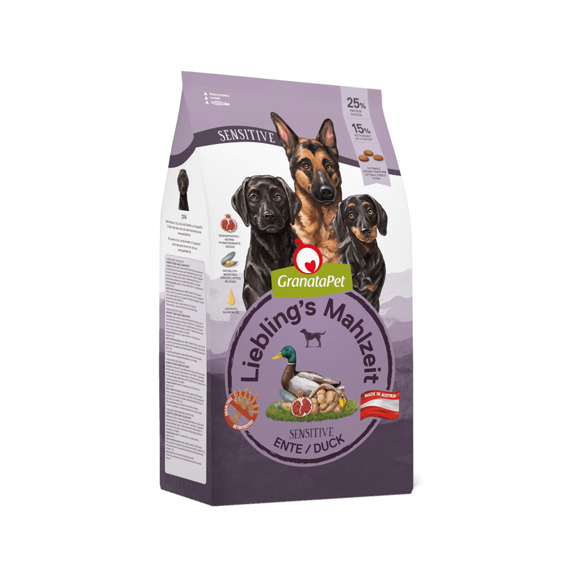 GranataPet Liebling's Mahlzeit Hondenvoer - Sensitive Eend