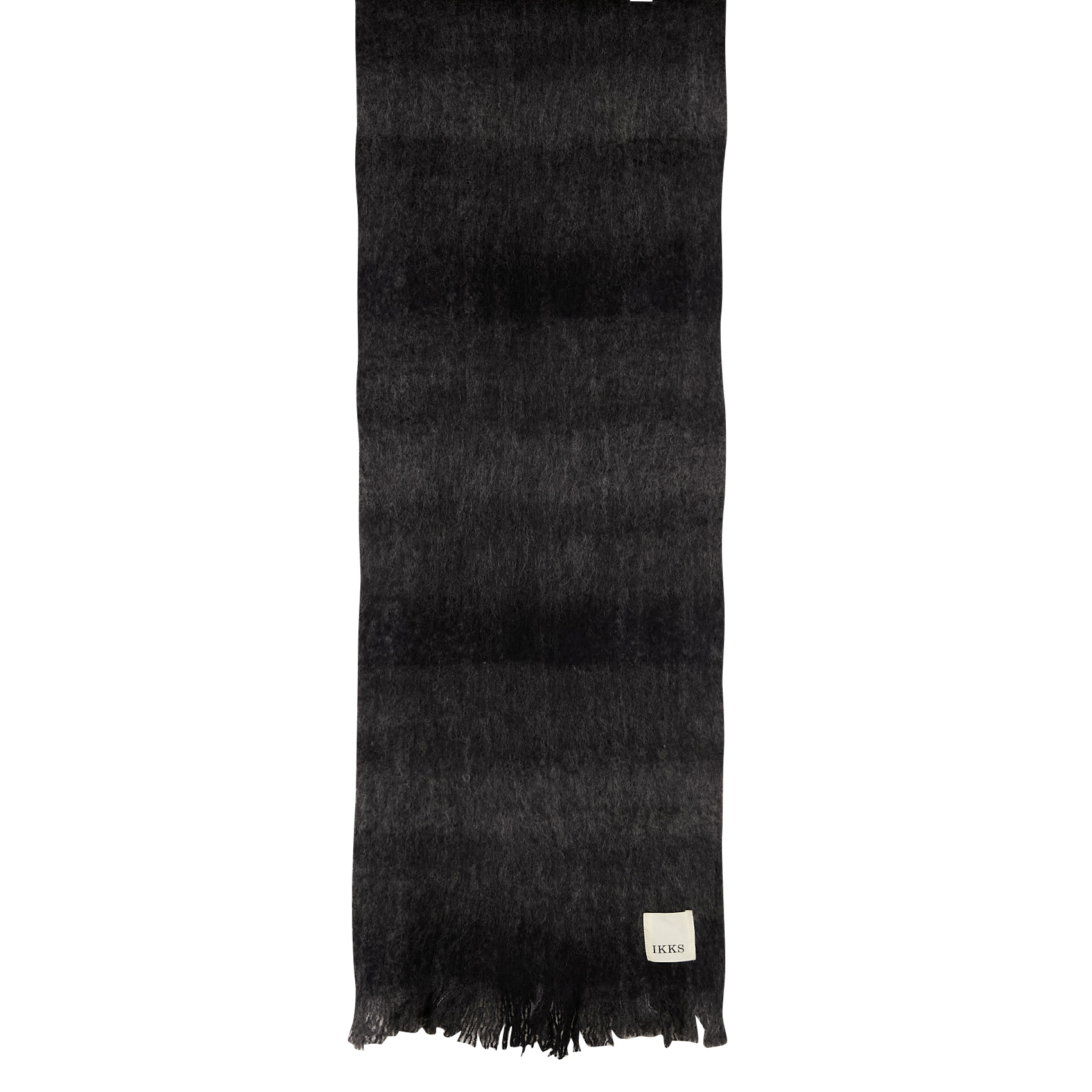 Echarpe frangée | Gris