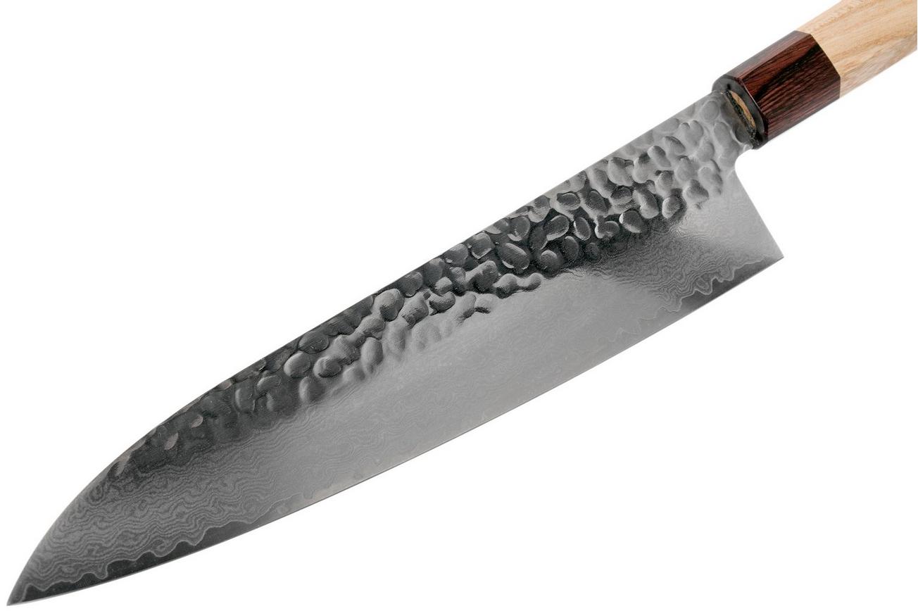 Sakai Takayuki koksmes 33-Layer Damascus Hammered WA 24 cm