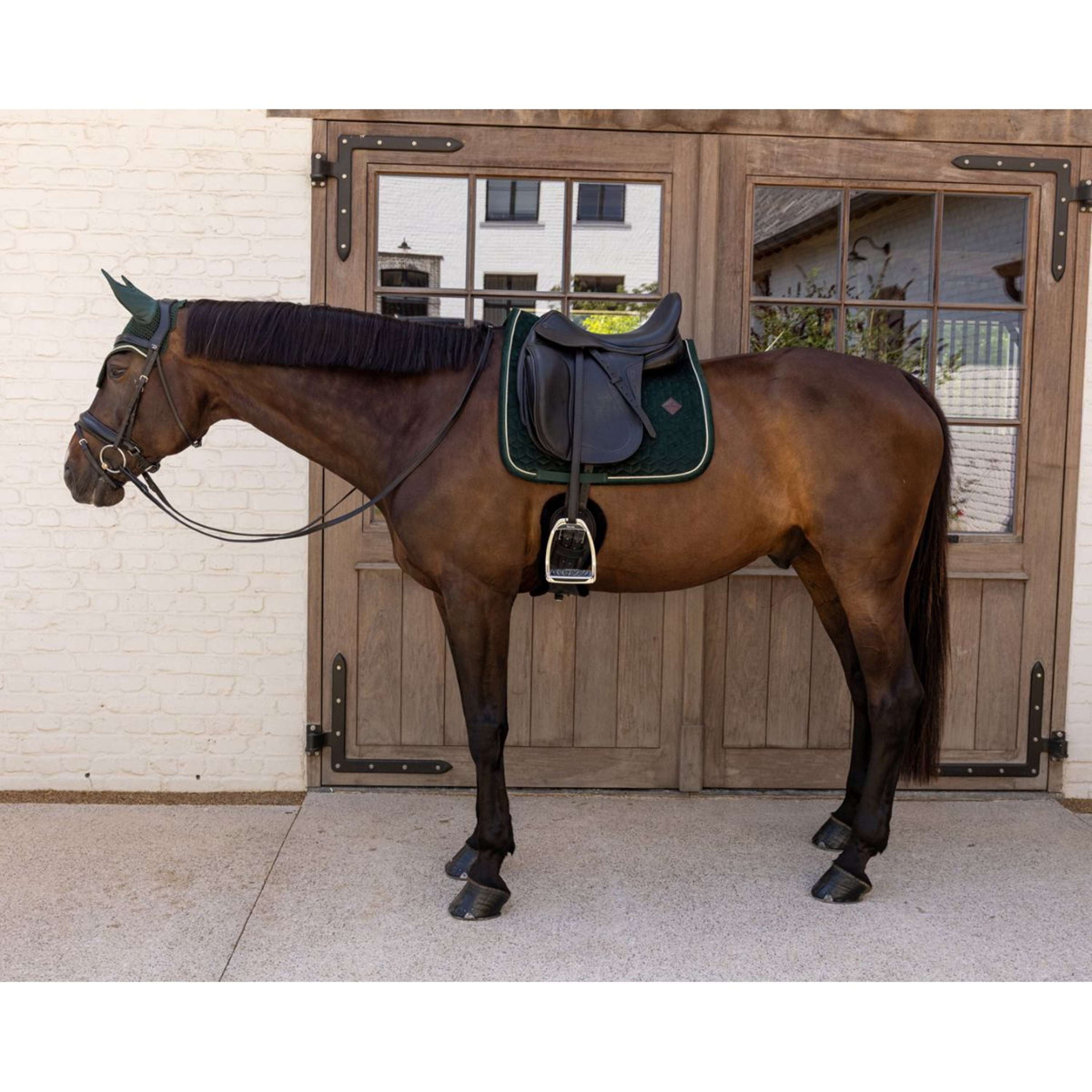 Kentucky Zadeldekje Velvet Dressuur Pine Green