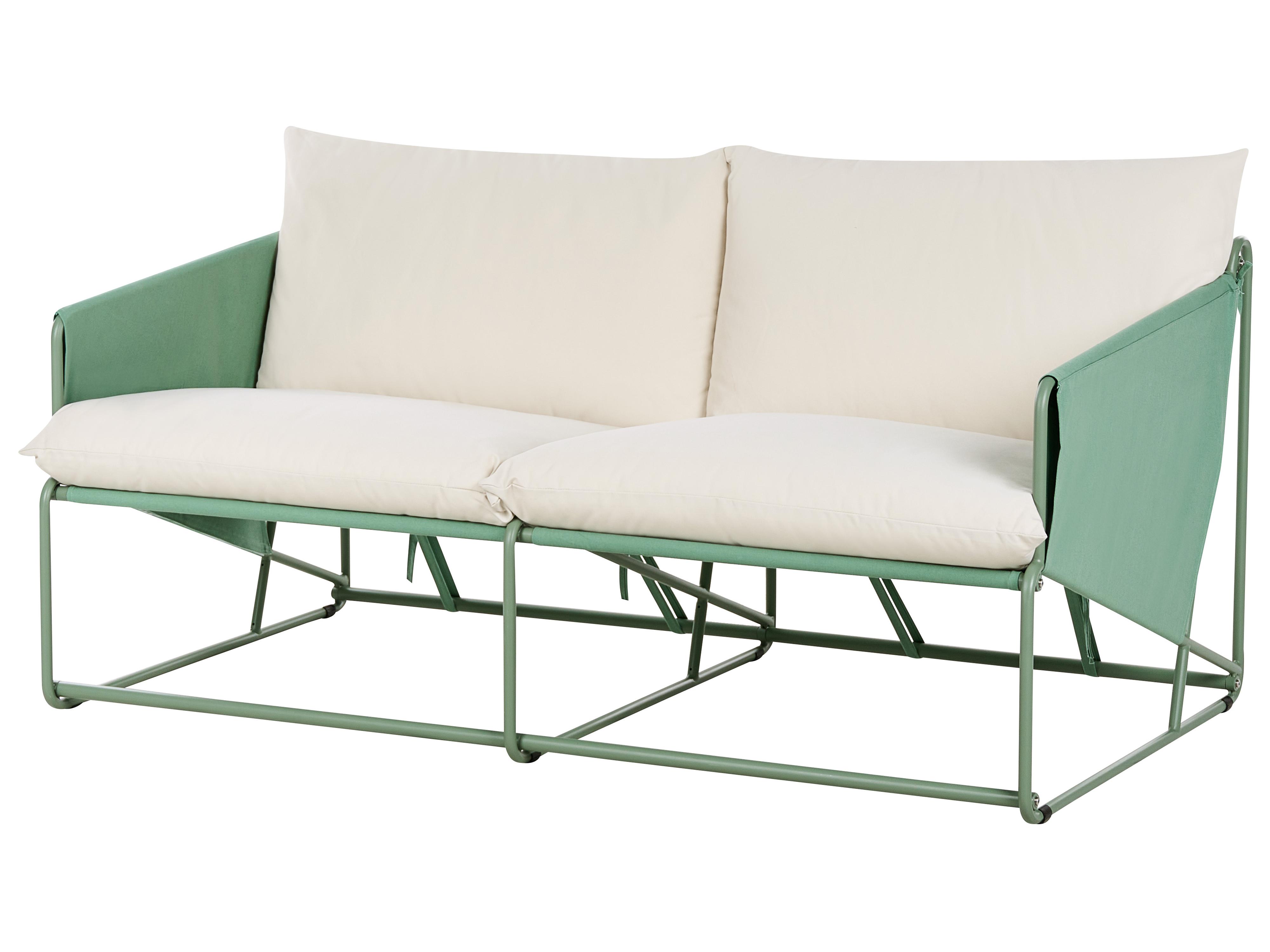 Tuin loungebank 2-zits PONTE Metaal Groen