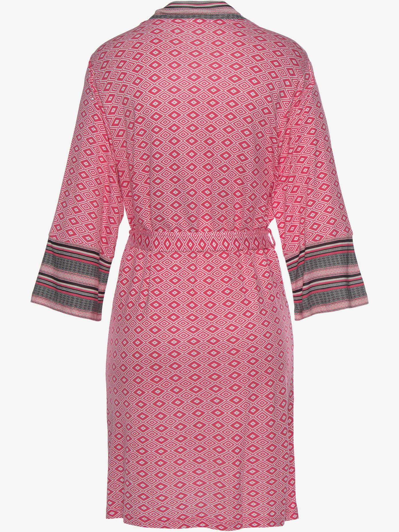 Kimono court avec motif ethnique