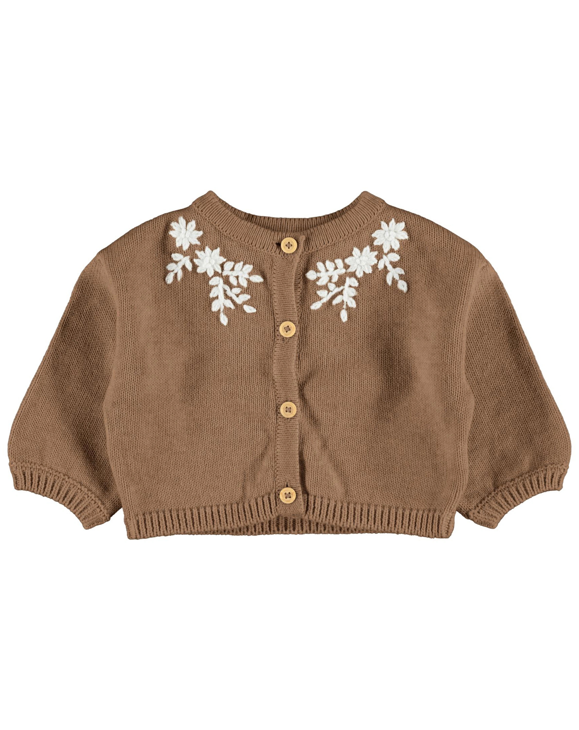 Strickjacke NBFSALISE in toasted coconut