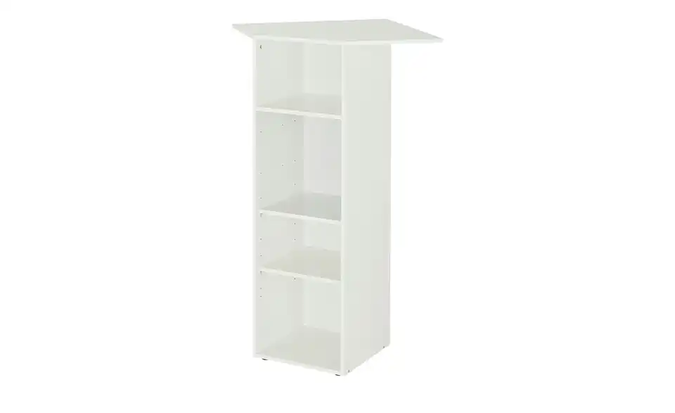 Eckregal Multischrank-System 126 cm Weiß