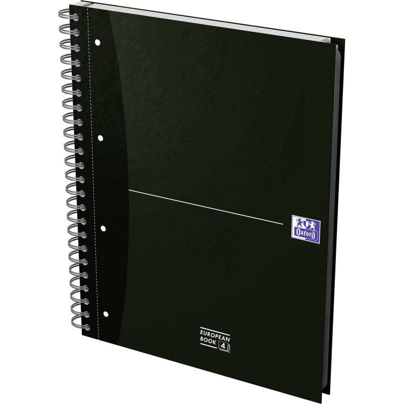 Cahier spirale Oxford Europeanbook A4+ 22,2 x 29,8 cm - 5 x 5 - 240 pages