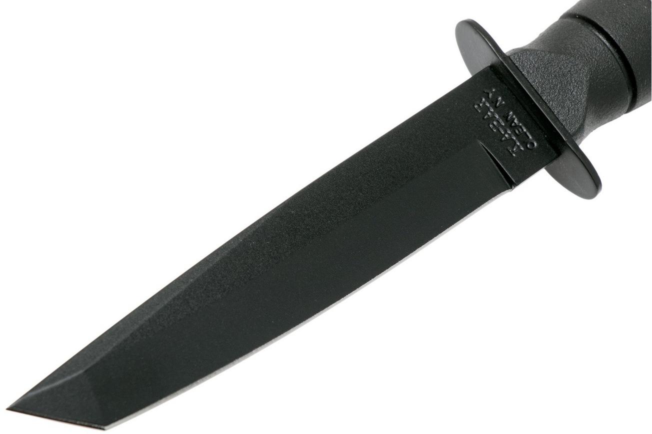 KA-BAR Short Tanto 1254, vaststaand mes, lederen foedraal