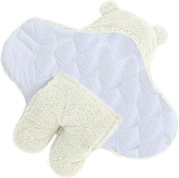 Unique Living baby slaapzak Teddy crème onesize