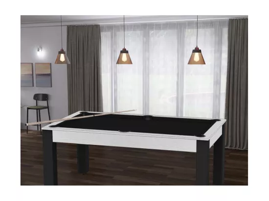 Billard convertible table 6 personnes Texas + pack accessoires Confort