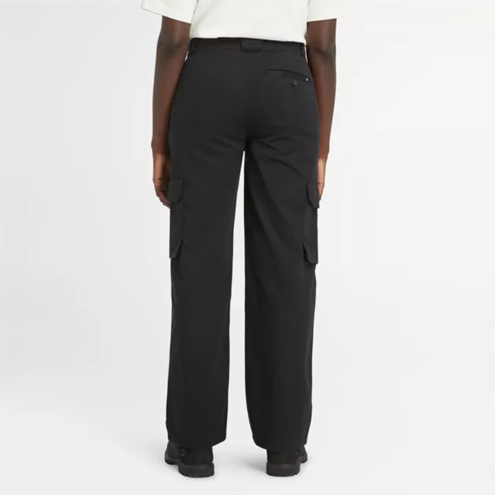 Pantalon cargo utilitaire pour femme en noir