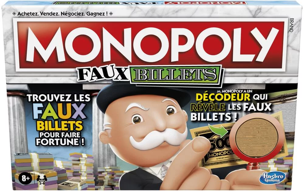 MONOPOLY FAUX BILLETS