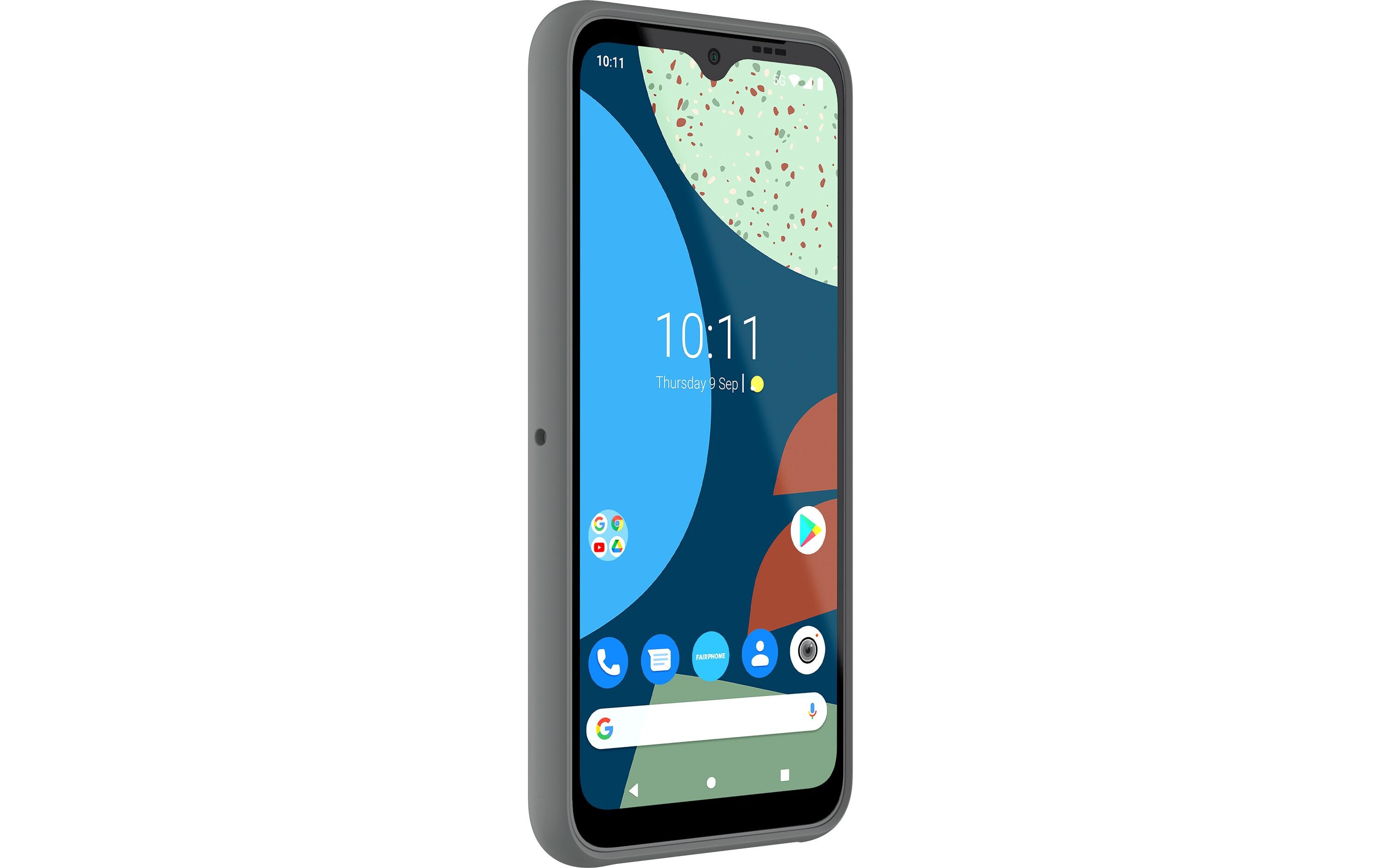 Fairphone 4 Softcase GrauSchutzhülle aus recyceltem Material für das Fairphone 4