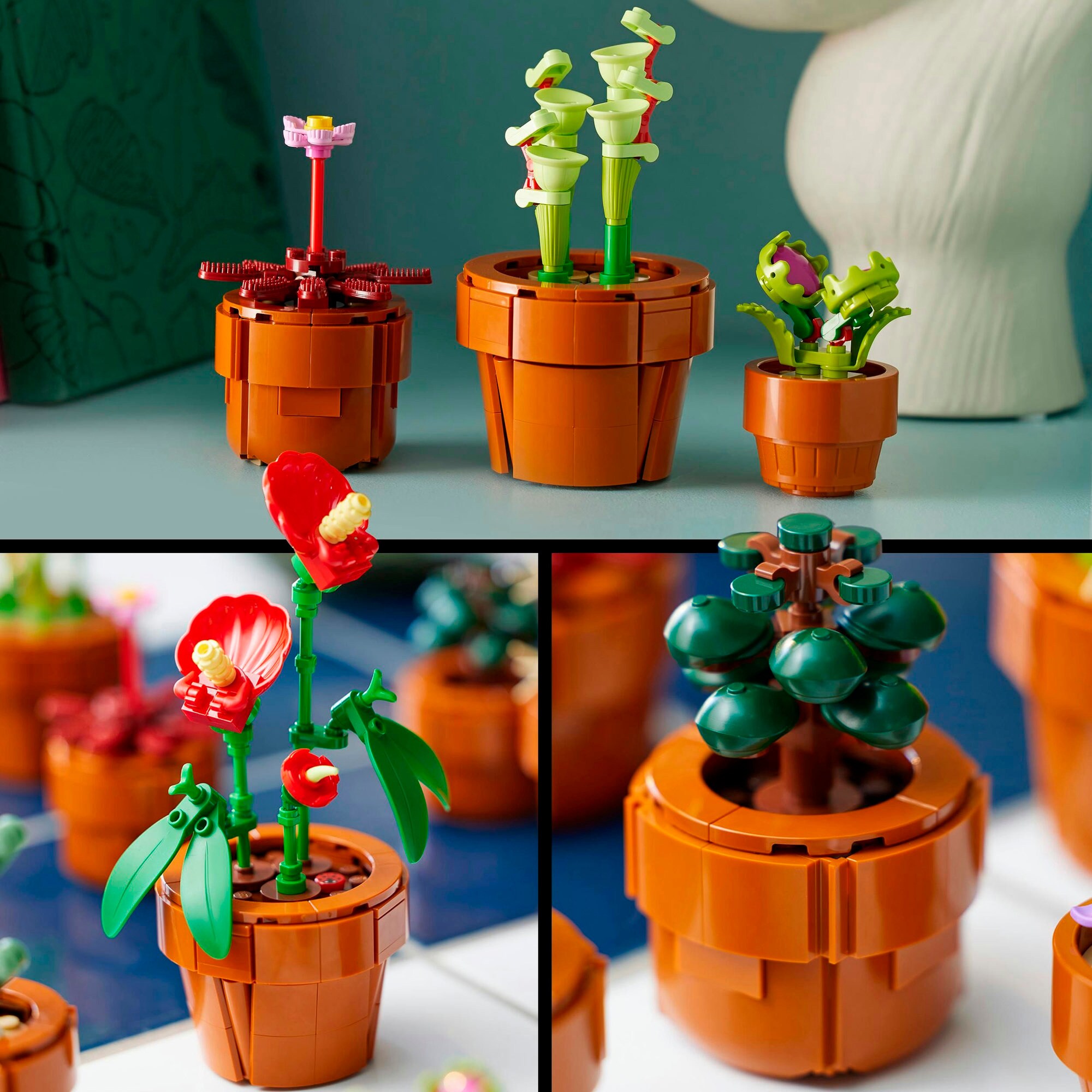 LEGO Konstruktionsspielzeug Icons Mini Pflanzen