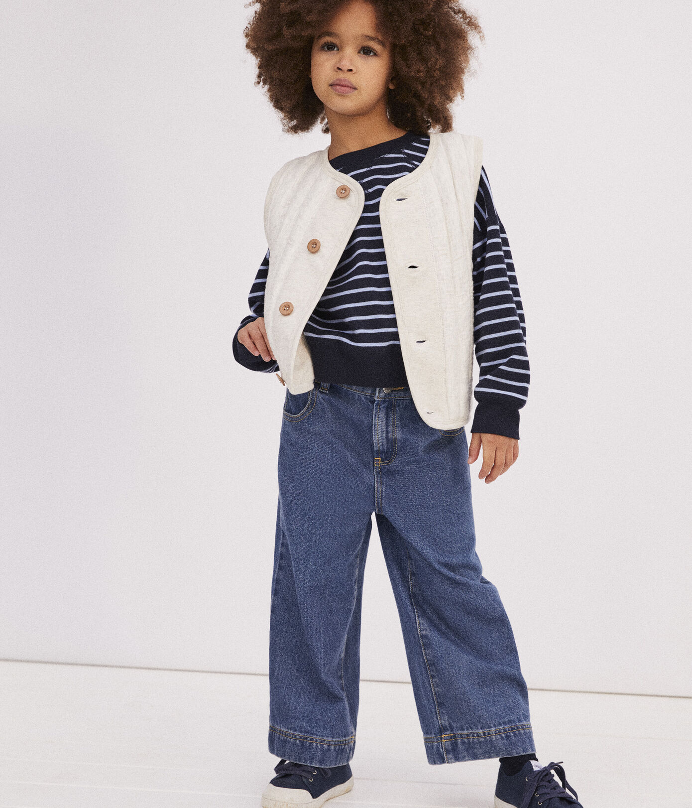 Veste sans manche en tubique enfant fille / garçon