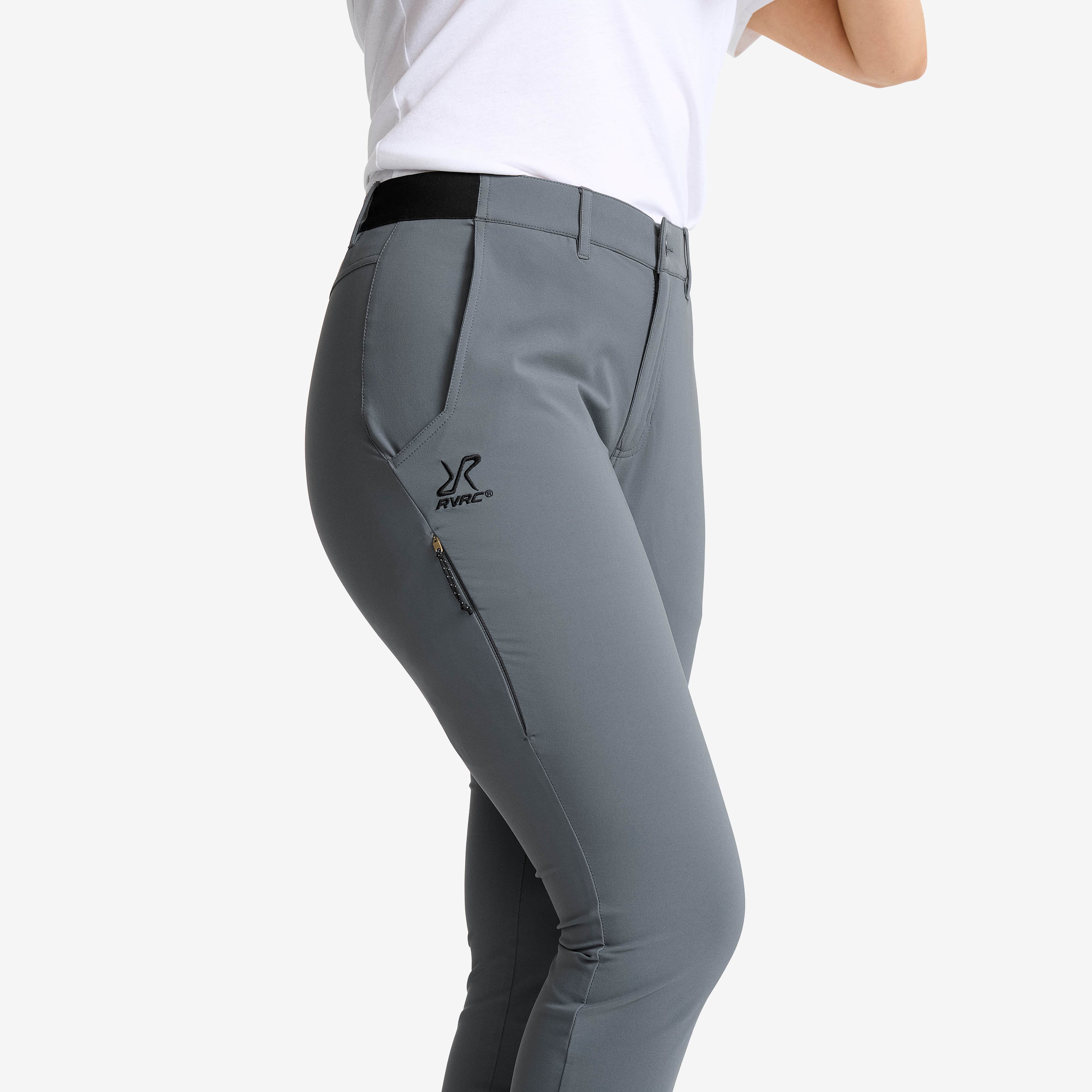 Variety High-waist Cropped Pants Dame Turbulence Blue