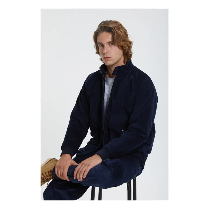 Baracuta Veste G9 500 Wales Cord | Bleu marine