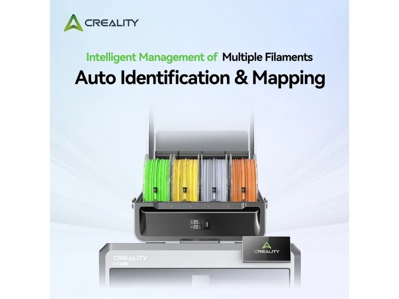 Creality 3D K2 Plus Combo, Fused Deposition Modeling (FDM), Wi-Fi, Ethernet LAN, USB-port, Visningsvindue