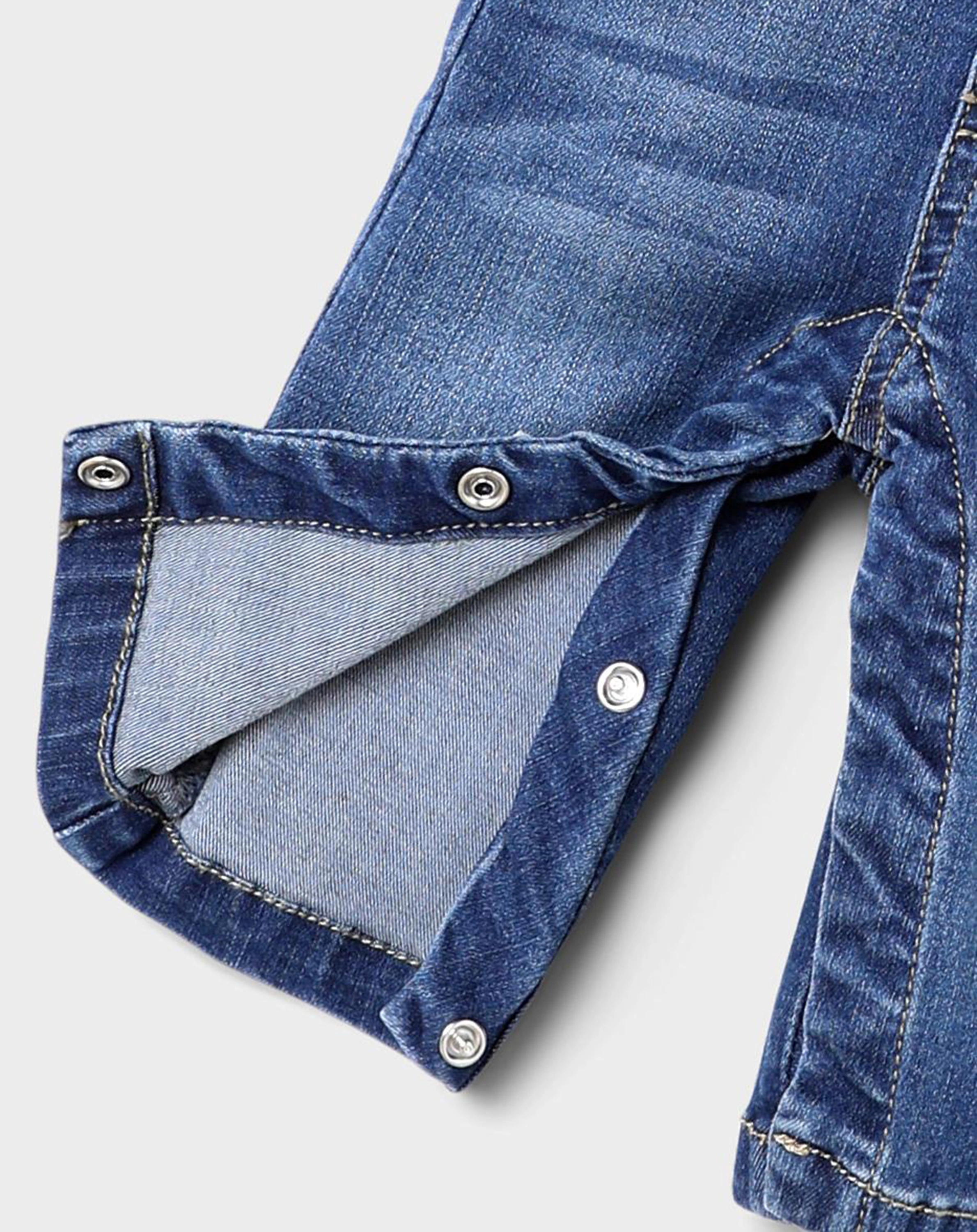 Latzhose NBNROBIN in medium blue
