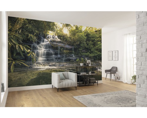 Vliesbehang SHX9-131 Golden Falls, set van 9, 450 x 280 cm