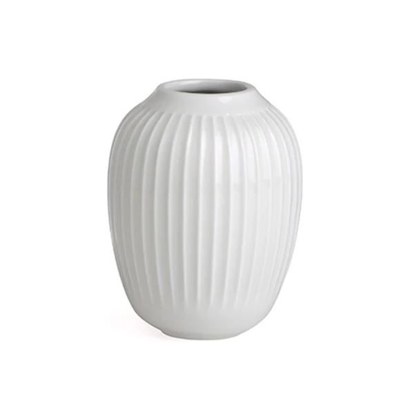 Kähler  Hammershøi vase, hvid - H: 10cm