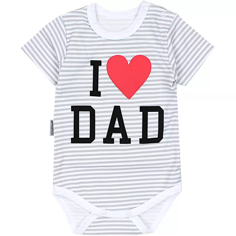 TupTam Baby Kurzarm Body mit Aufdruck Spruch 5er Pack mint