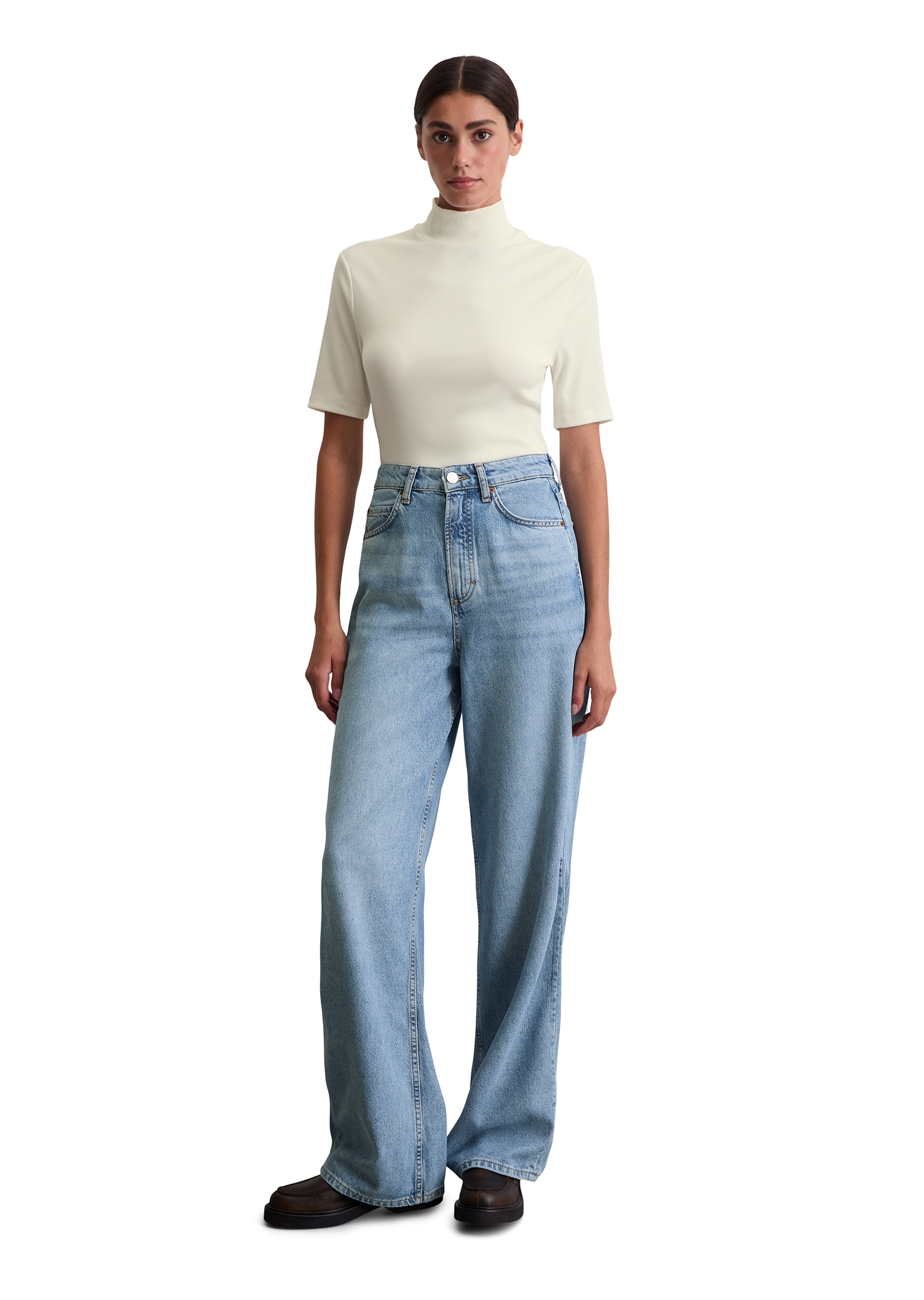 Marc O'Polo Weite Jeans High waist, Wide Fit, used washed