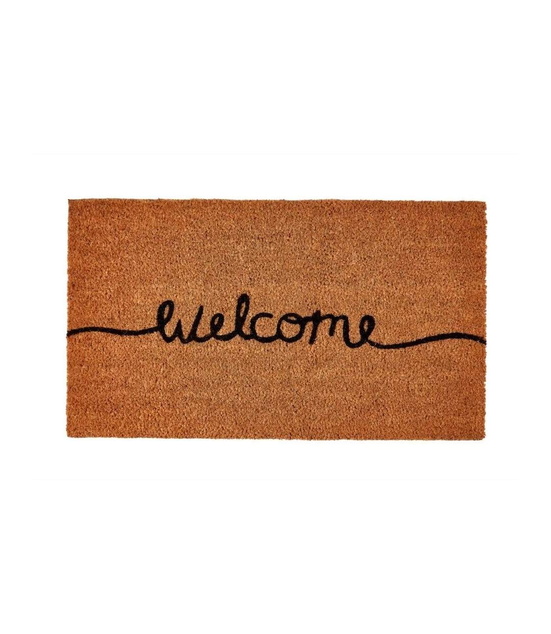 Groundsman - Paillasson WELCOME (Marron / Noir) (70 cm x 40 cm) - UTST7612