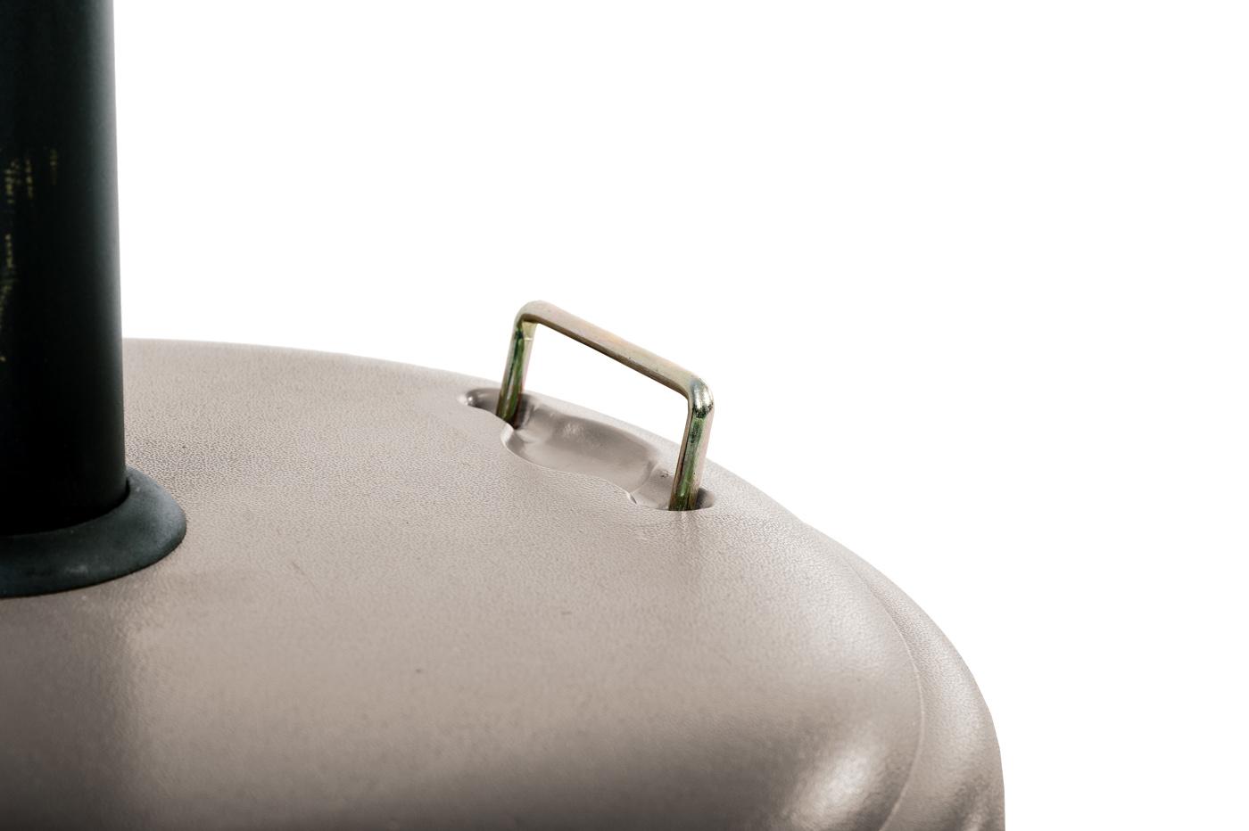 PIED PARASOL 25KG TAUPE BETON