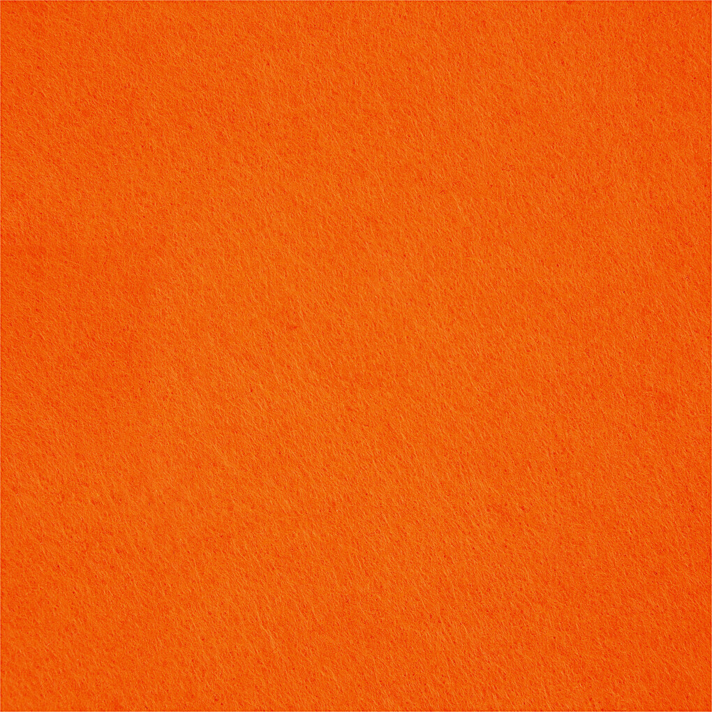 Hobbyfilt - A4 - 210X297 MM - 1,5-2 MM - Orange - 10 Ark