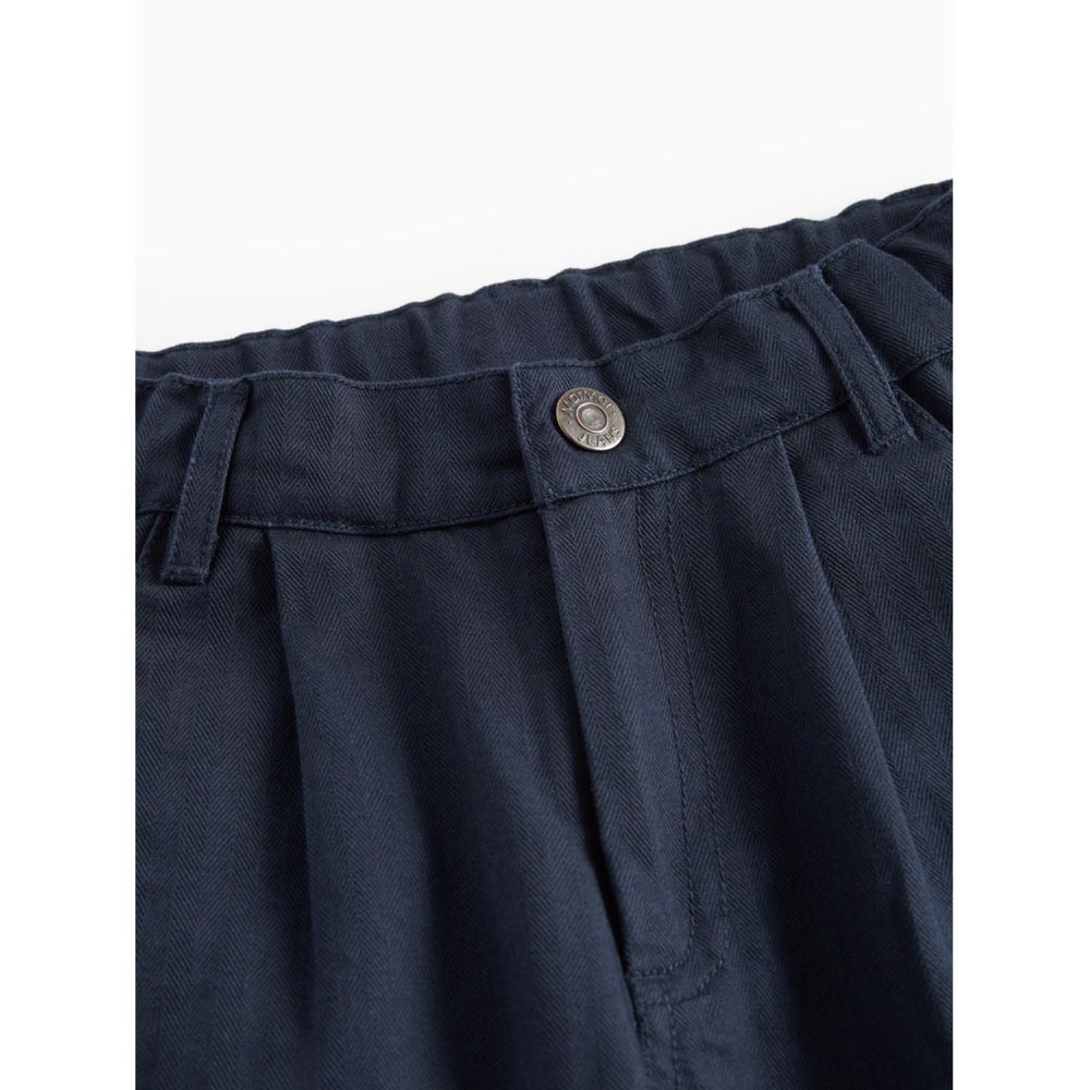 Køb MarMar Herringbone Twill Pilot Navy Piper Bukser
