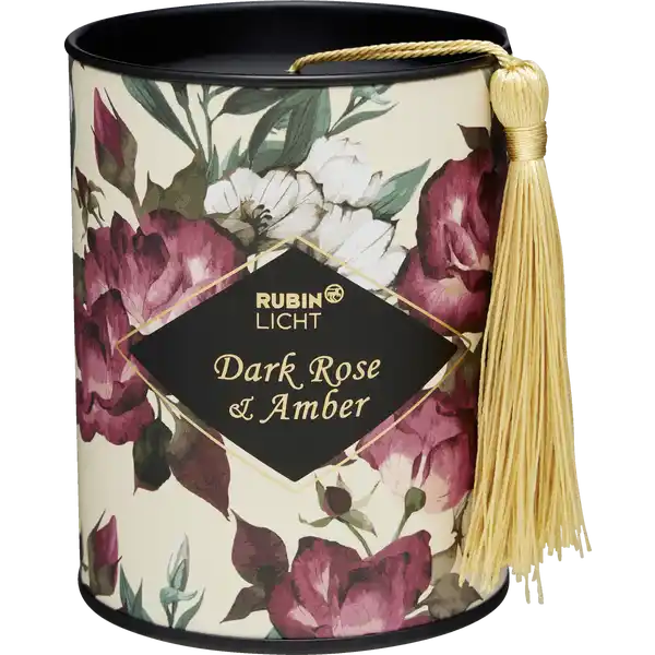Duftglas Mit Quaste Dark Rose & Amber
