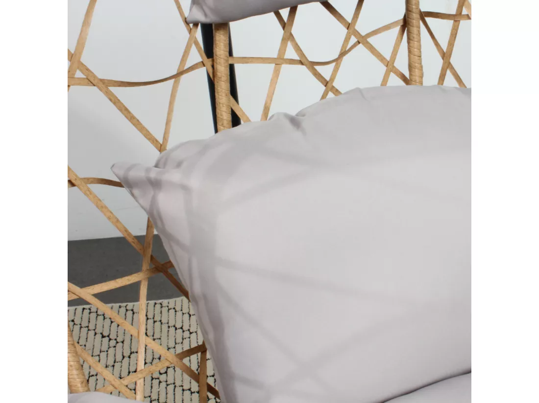 Fauteuil suspendu effet rotin CUZCO