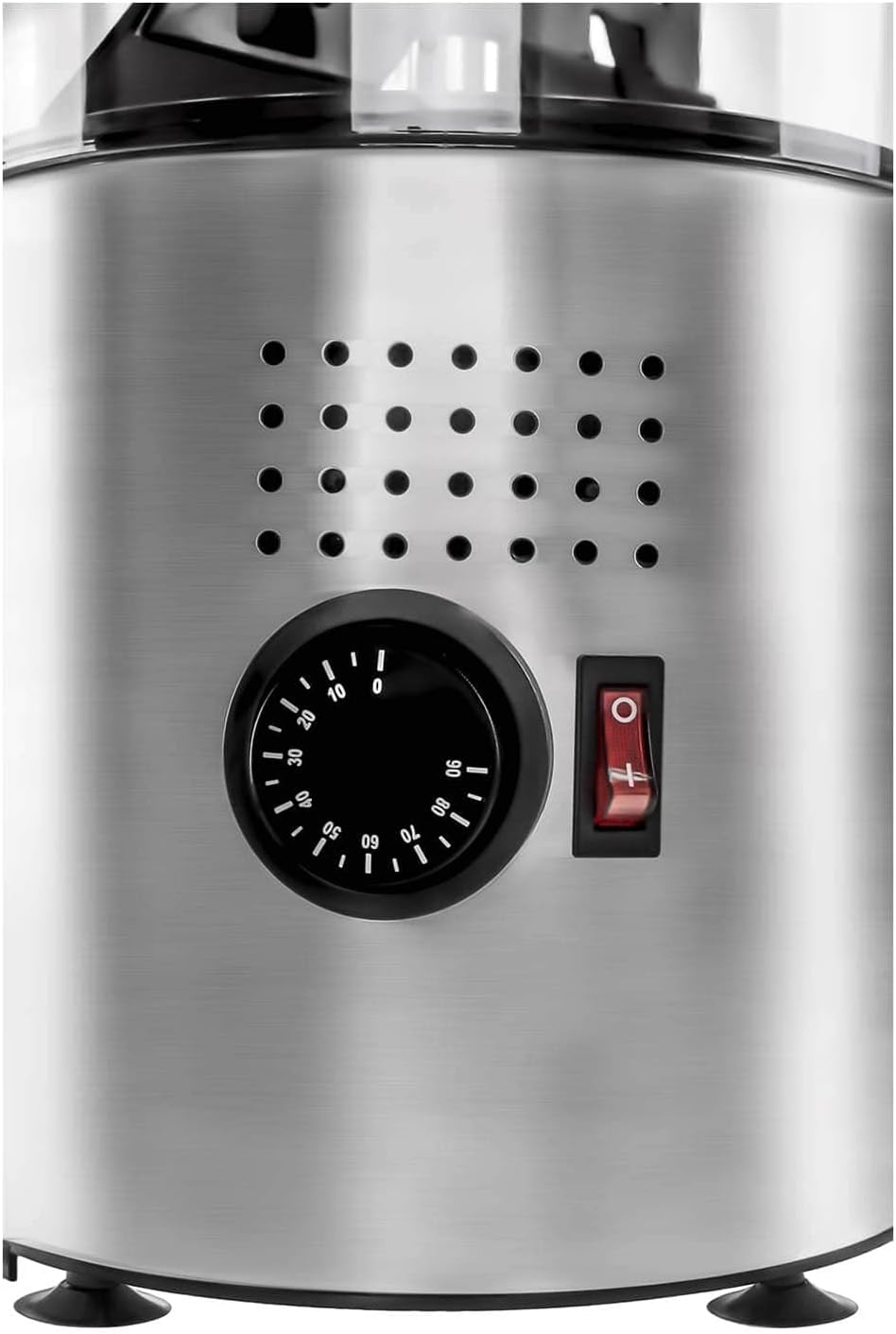 Royal Catering RCSS-3 Kakaodispenser Schokoladenspender (3 L Kapazität, 1.200 W, 90 °C, Rührflügel) Silber