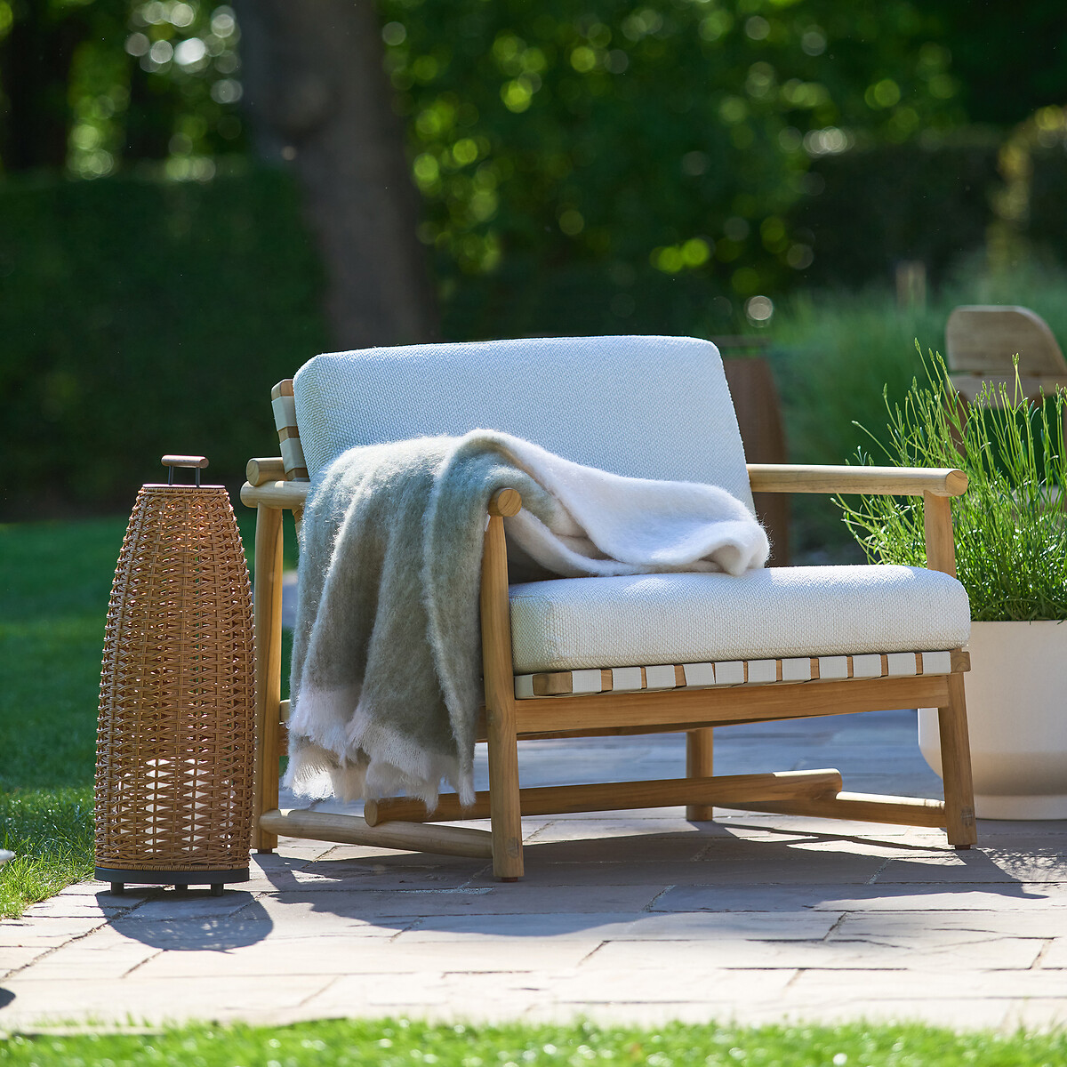 AM.PM<br>Cadeira de jardim Talulah em teca