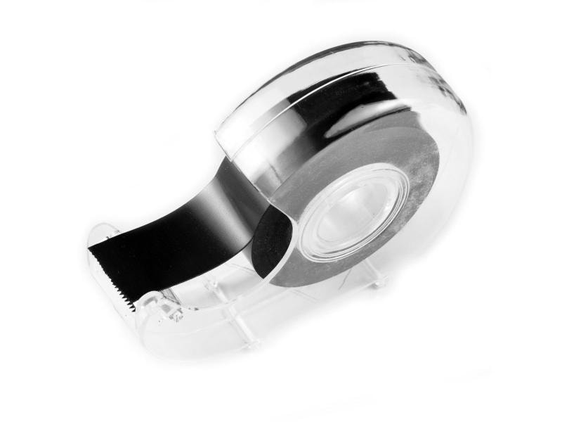 supermagnete Magnetband 19 mm x 5 m, Schwarz Selbstklebendes Magnetband im Abroller
