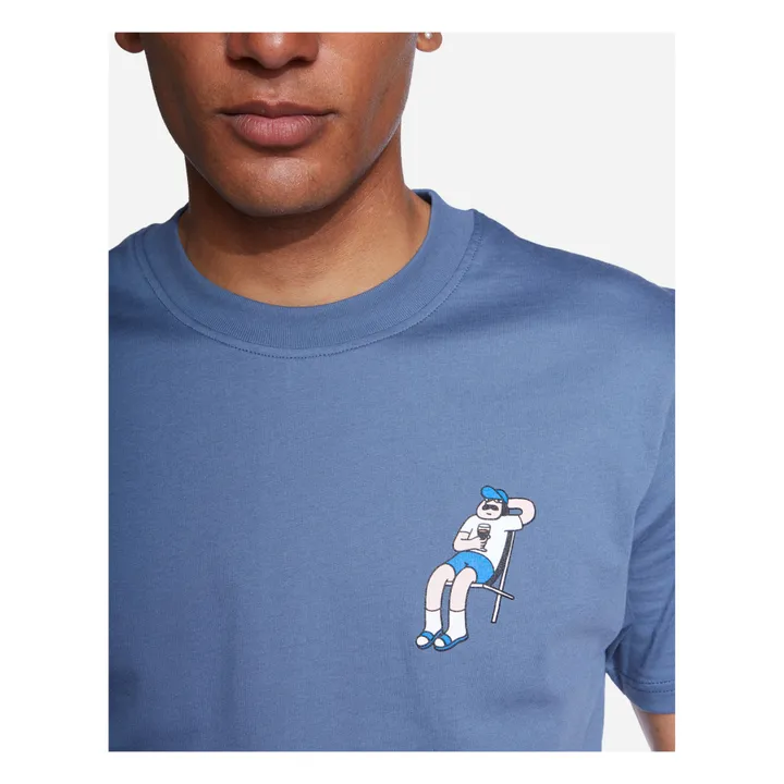 Olow T-shirt Hippie Van Coton Bio | Bleu