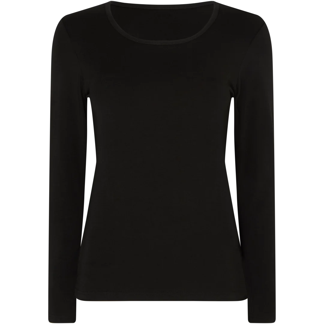 Bamboe longsleeve T-shirt Maten S - XL