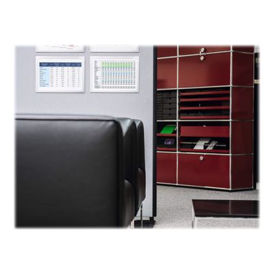 Durable Duraframe Grip - Cadre d'affichage auto-agrippant - A4 - argent - pour les surfaces en tissu