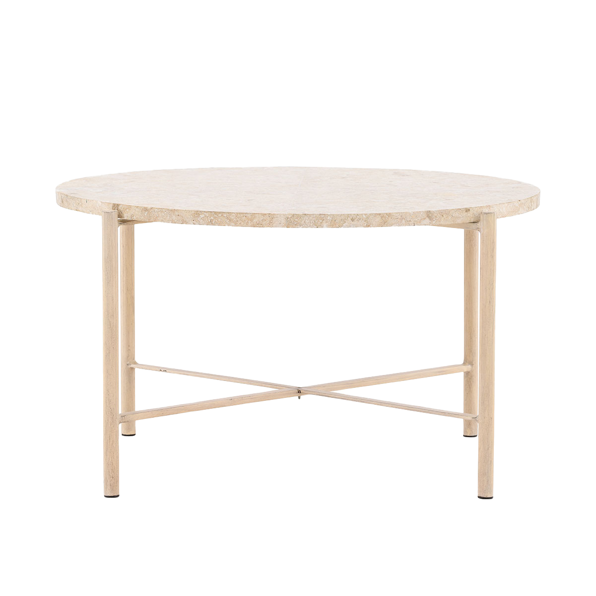 Salontafel Thora - met stenen blad Beige