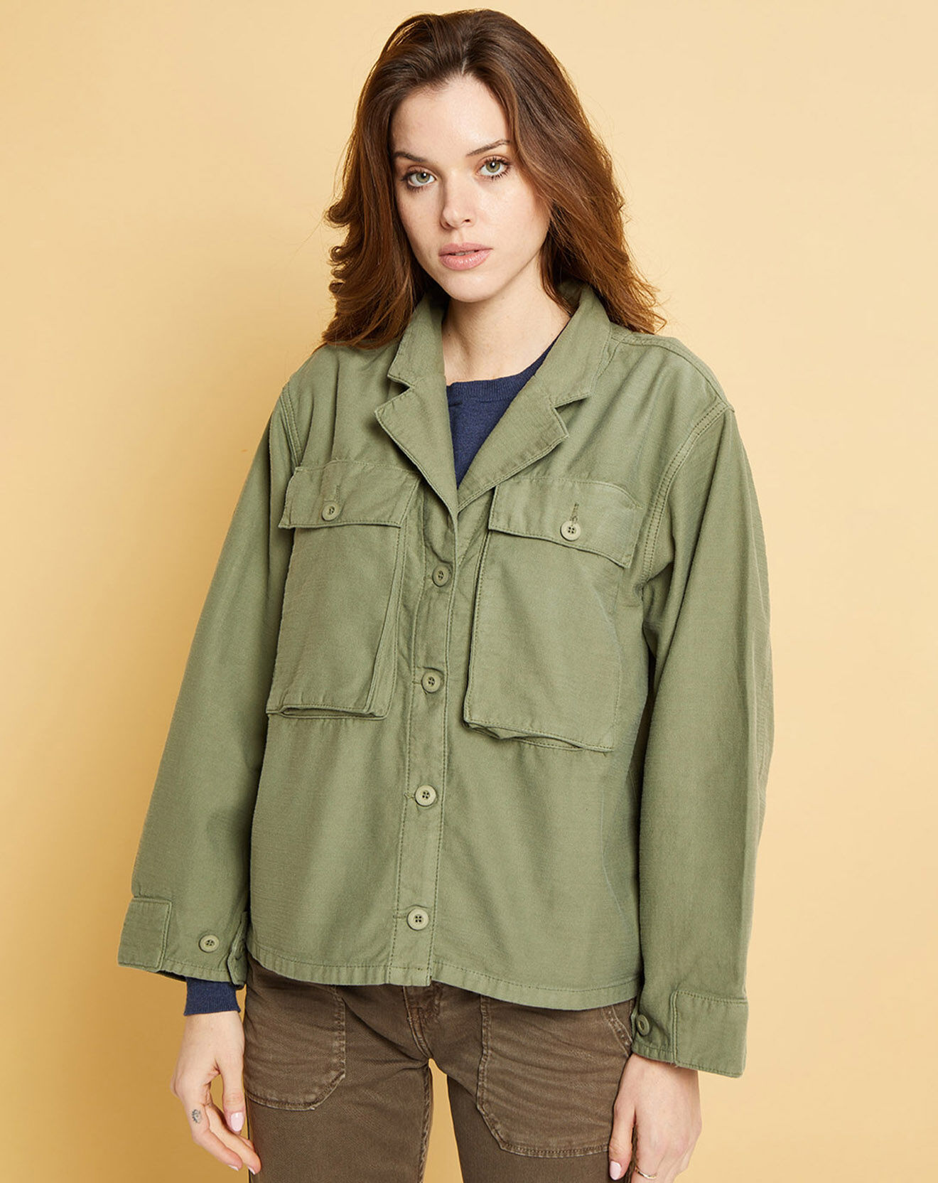 Acquaverde Veste Gabardine Ashley kaki clair