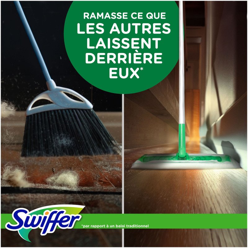 Lingettes sèches Swiffer Dry - Boite de 36