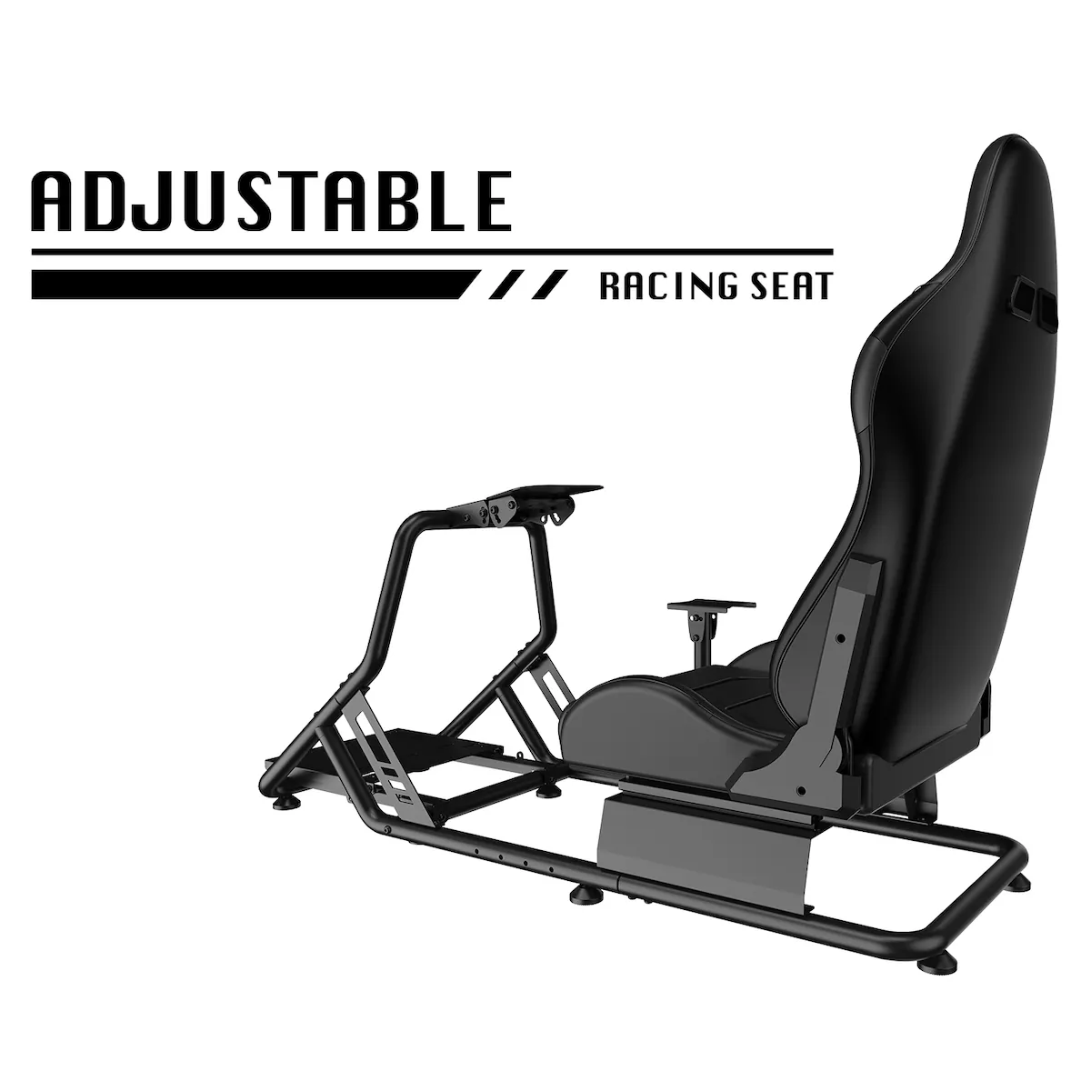 Piranha racingsimulator cockpit (sort)