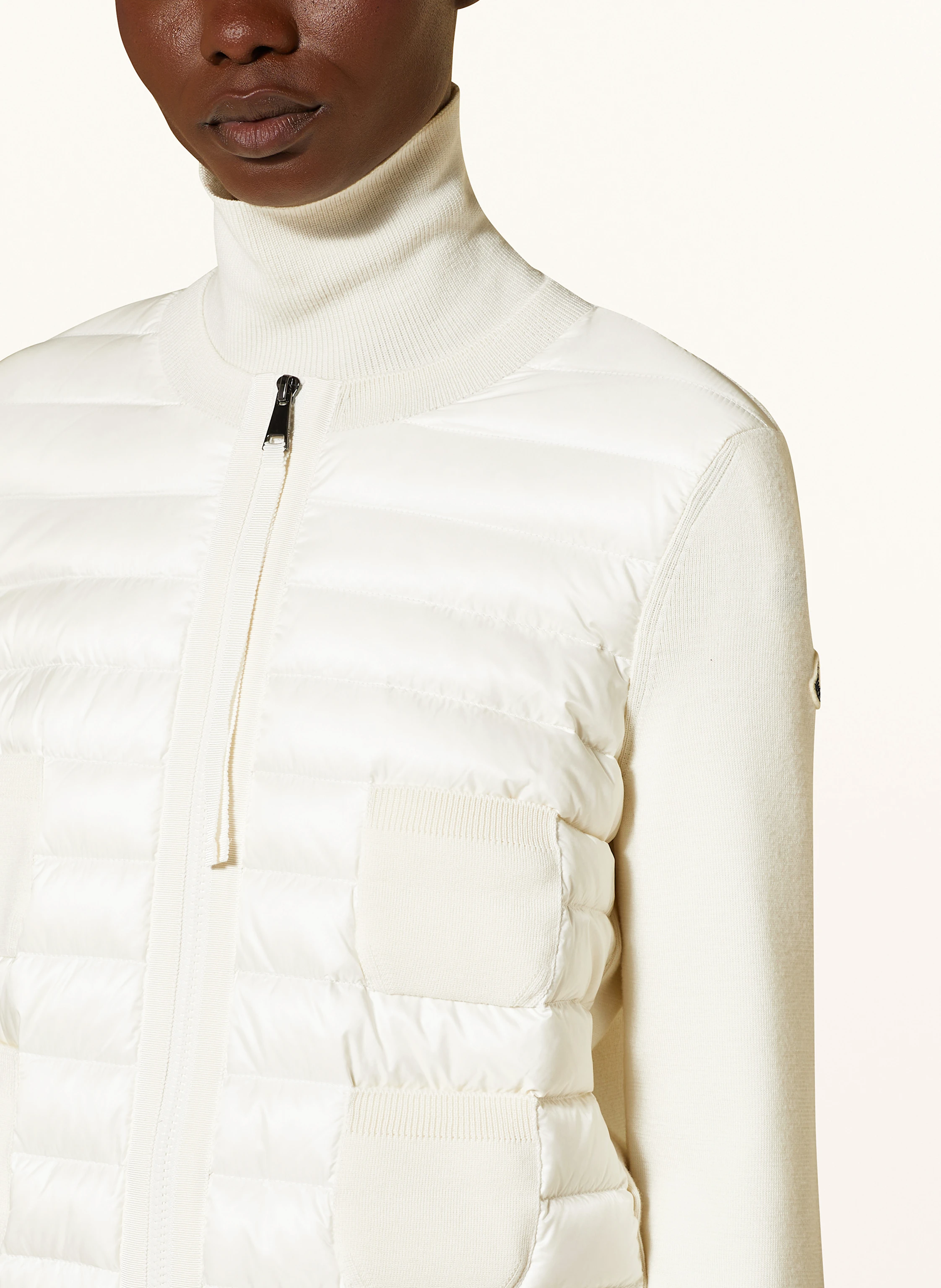 MONCLER Daunenjacke im Materialmix