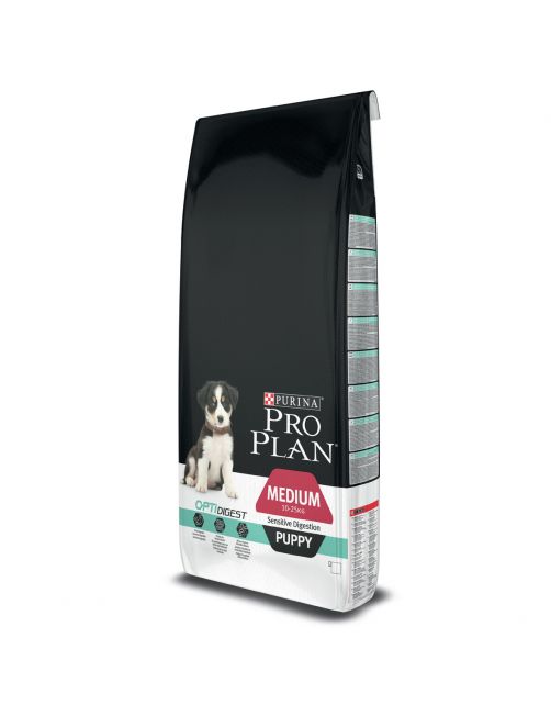 Pro Plan Dog Puppy Medium Breed Digestion - Hondenvoer - Kip 12 kg